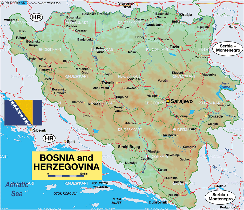 Mostar Map